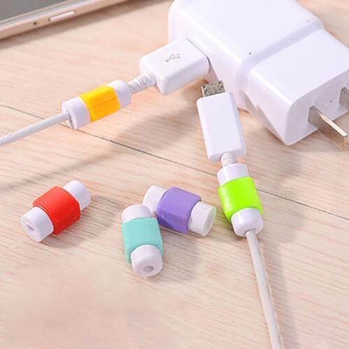 Cable Protector Data Line Candy Colors Cord Protector Protective Case Long Size Cable Winder Cover For iPhone USB Charging HOT