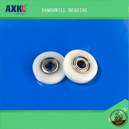 Rubber wheel 4PCS 3*12*3mm PU plastic nylon wheel Bearing window pulley POM Positioning Roller Guide wheel 3x12x3mm 683ZZ
