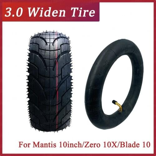 10 inch 10X3.0 80/65-6 road tire electric scooter thicken widen inflatable tyre zero 10x kaabo mantis pneumatic part