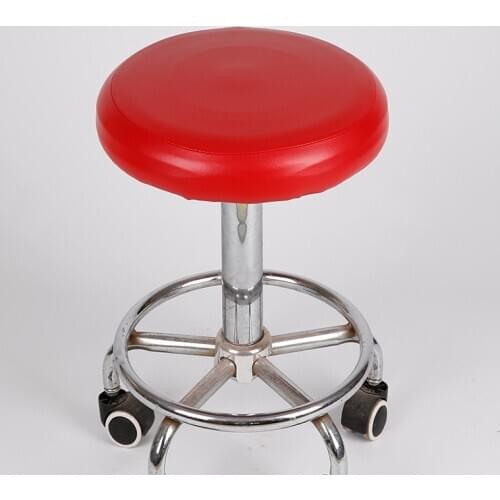 Waterproof chair lift cover PU leather elastic stool cover Bar counter beauty salon small round stool cushion cover