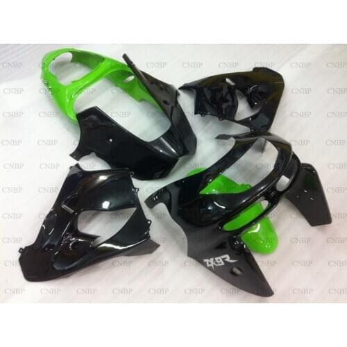 Zx 9r 1998 - 1999 Fairings Zx 9r 98 Bodywork Zx-9r 1998 Black Green Fairings