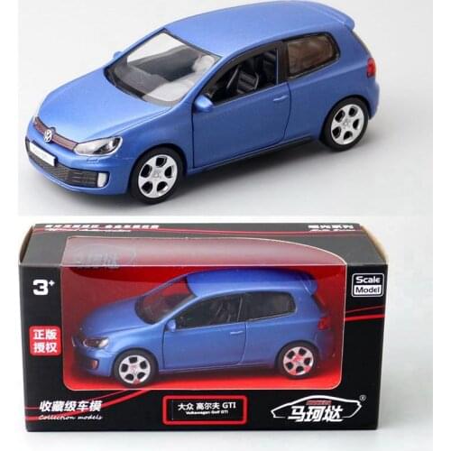 1:36 alloy pull back golf GTI car model in original packaging,simulation 2 door wheel rotation,free shipping