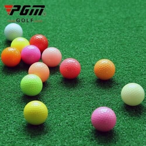 1PCS Golf Game Ball Double Layers Practice Golf Ball Outdoor Sports Training Golf Balls in 4 Colors Hot Sale D0721