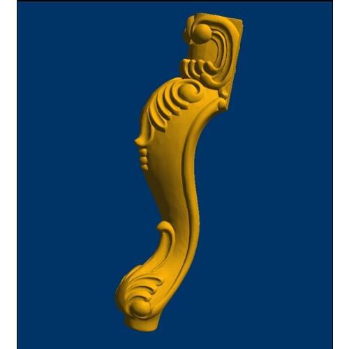 3D models STL for CNC STL format relief Europe tea/coffee/end table legs--55