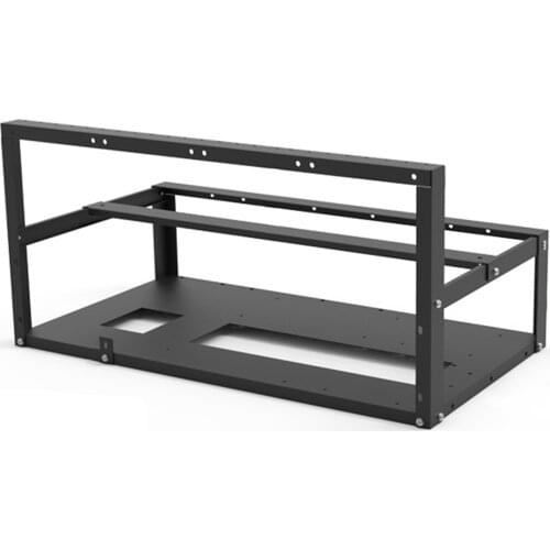 6 GPU Stainless Steel Stackable Open Mining Rig Frame Case Mining ETH/ETC/ZEC Ether Accessories Tools Crypto Coin Bit coin Rack