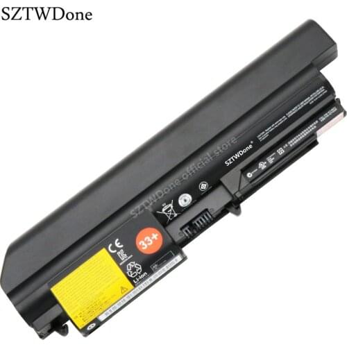 SZTWDone 57WH Laptop Battery for LENOVO Thinkpad R400 R61i T400 42T4654 42T4555 42T4644 42T4531 42T4653 42T4549 42T4677 42T5263