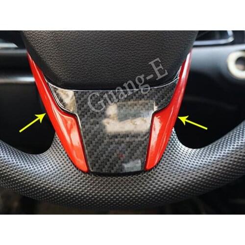 Car Cover Trim Lamp Frame Hoods Detector Sticker Styling Steering Wheel Interior Kit For Honda Civic 10th Sedan 2019 2020 2021