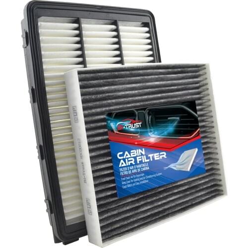 Bi-Trust Set of Engine & Cabin Air Filter replacement for Hyundai Tucson/Kia Sportage CA12065,28113-D3300,CF12160,97133-1R000