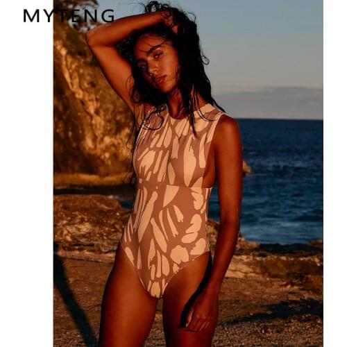 Brazilian 8 Print Styles One Piece Swimsuit Women Summer High Quality Bodysuit Swimwear Bathing Suit Push Up Beachwear Monokini