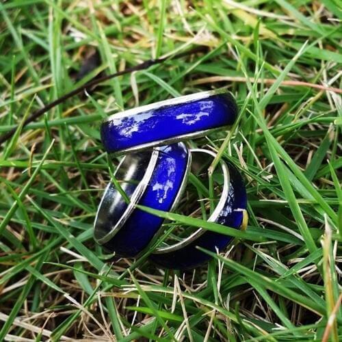Hot sell 50pcs Lots Unisex Kids Mood Band Rings Amazing Magic Color Change Emotion Feeling 17mm 18mm 19mm Width in Bulk