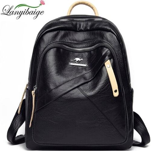 Fashionable Multifunctional Backpacks High Quality Solid Color Backpack Large Capacity Casual Womens Backpack Travel Backpacks