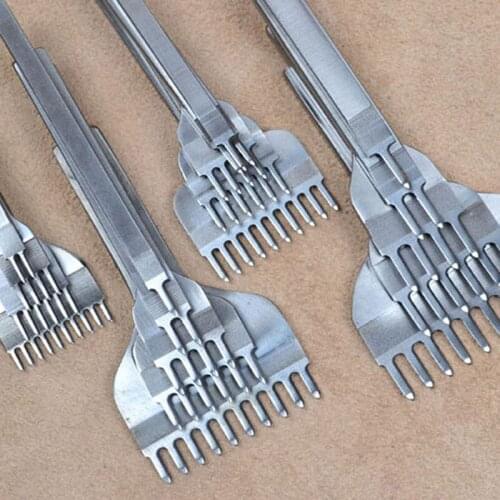 Leather Craft Tool Set Stainless Steel Hole Chisel Graving Stitching Punch Tools Kit C1