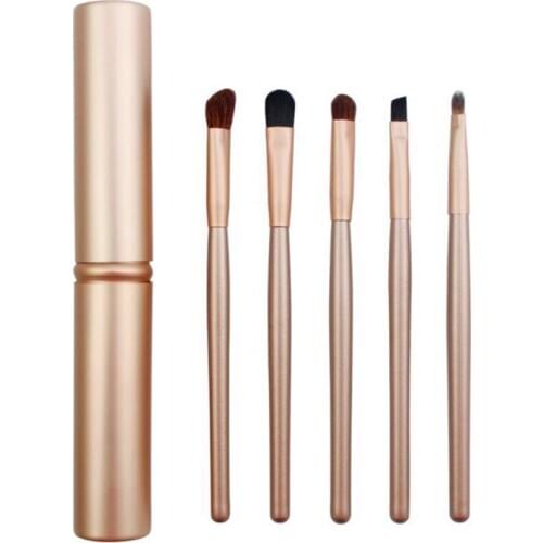 5pcs Professional Makeup Brushes Set Travel Portable Lip Eyebrow Make Up Brush Kit Cosmetic Beauty Tools Brochas Para Maquillaje