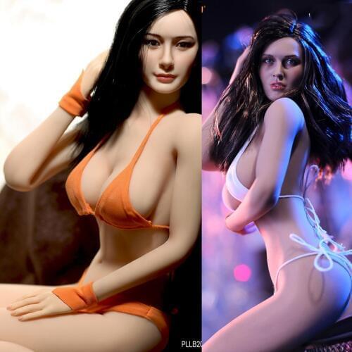 Phicen PLLB2014-S07/S09 1/6 figure Super-Flexible Female Seamless Body with Stainless Steel Skeleton in Suntan Soldier Body