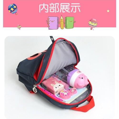 Unicorn backpack cartoon plush doll school bag