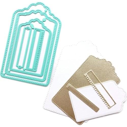 Salina Studio Stencil for Decoration Metal Die Cutters for Scrapbooking Christmas Mint Journal Tags Set New Stamps and Dies 2021
