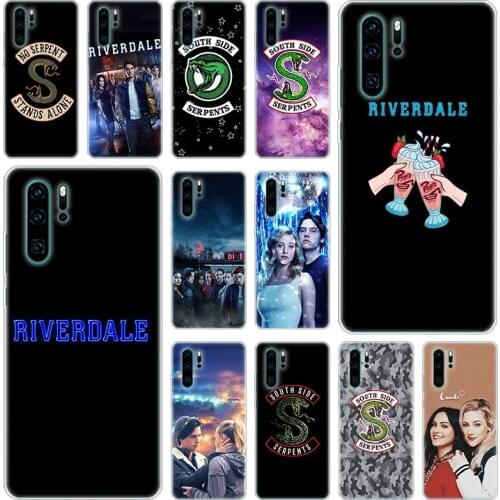 Riverdale Southside Serpents Silicone Phone Case for Huawei P50 P40 Pro P30 Lite P20 Pro P8 Lite 2017 P Smart Z 2020 2021 Cover