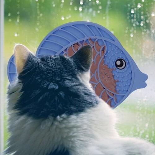 Pet Silicone Lick Mat Pad Bowl Dogs Cats Slow Feeder with Strong Suction Anxiety Relief Food Feeding Dispenser 449E