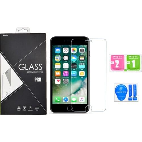 50pcs DHL 9H Tempered Glass for iPhone 6 7 8 Plus Screen Protector Film for iPhone X XS MAX XR Glass +Retail Package Box