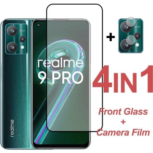 Protective glass on Realme XT X2 Pro tempered glass screen protector HD full glue phone film Realme 3 5 5i 6 6i 7 X7 Pro glass