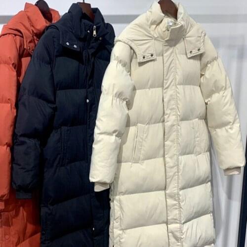 2021 Winter Jacket Women Hooded Thicken Down Cotton Coat Female Long Woman Parkas Korean Style Autumn Clothes Ropa Mujer WPY3996