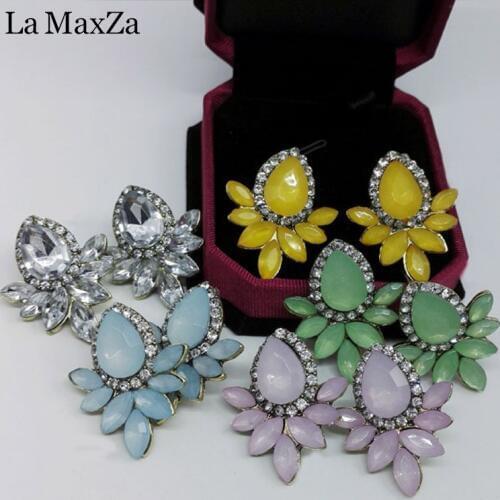 Best lady Trendy Fashion Jewelry Hot Cheap Wholesale Wedding Party Stud Earrings For Women Brand Boho Female Statement Earrings