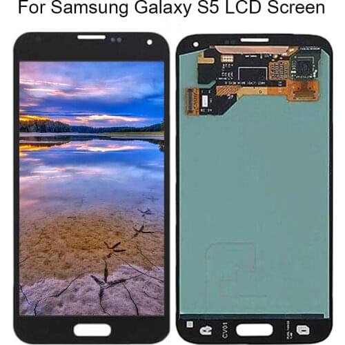 For SAMSUNG Galaxy S5 LCD Display i9600 G900 G900F G900M G900H SM-G900F LCD Display Screen with Touch Screen Digitizer Assembly