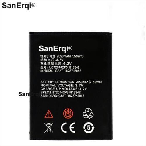 10pcs 2050mAh Battery FOR ZTE U968 N968 Q503U Li3720T42P3h816342 battery Li-ion Built-in mobile phone lithium polymer battery