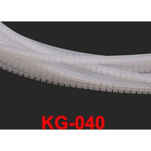 10M KG-040 Fit Panel 40mm Thickness Groove White Black PE Insulated Timing Line Sheath Sleeve Slot Movable Bushing