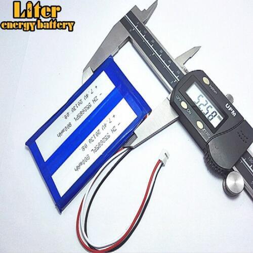 7.4 V 555085 555285 Polymer Evd Dvd, Portable Dvd Battery Panels Use Machine 552685*2 800 Mah