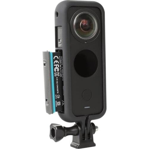 HRR Case For Insta360 ONE X2, Protective Frame 1/4 Tripod Adapter Mount Expand Cage for Insta 360 ONE X2 Action Camera Accessory