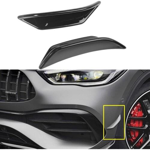For Mercedes Benz H247 GLA35 GLA45S AMG GLA180 GLA200 GLA220 GLA250 2020+ Front Bumper Fog Lamp Side Fender Air Vent Cover Trim