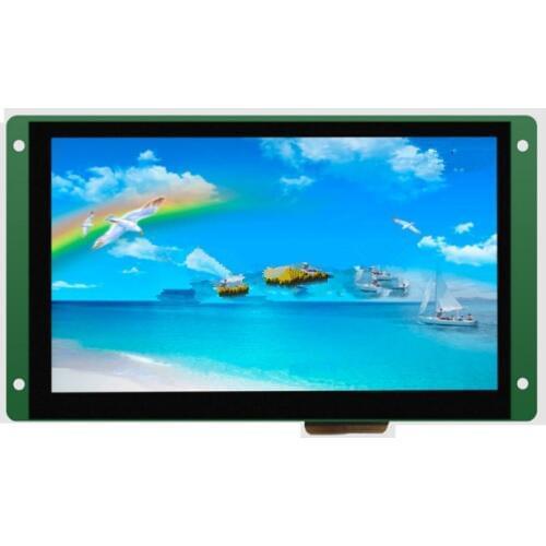 DMT80480T070_07WT 7 inch serial screen DGUS industrial capacitive touch screen voice screen configuration