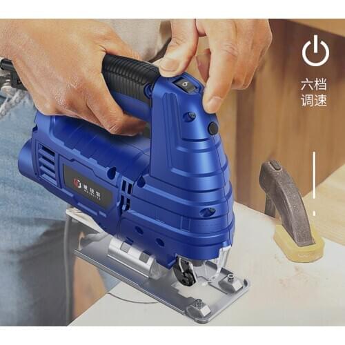 Electric Jigsaw Household Saw Multifunctional Hand-held Wood Jigsaw Small Cutting Machine Woodworking Tools