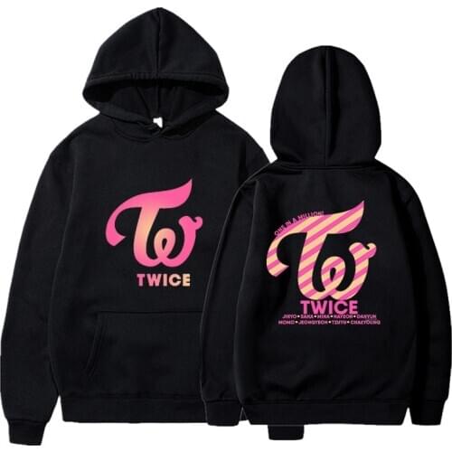 Kpop TWICE Hoodies Sweatshirts Women Men Hoodies Clothes Long Sleeve Hooded Pullover Tops Sweatshirt Streetwear Tracksuit Male