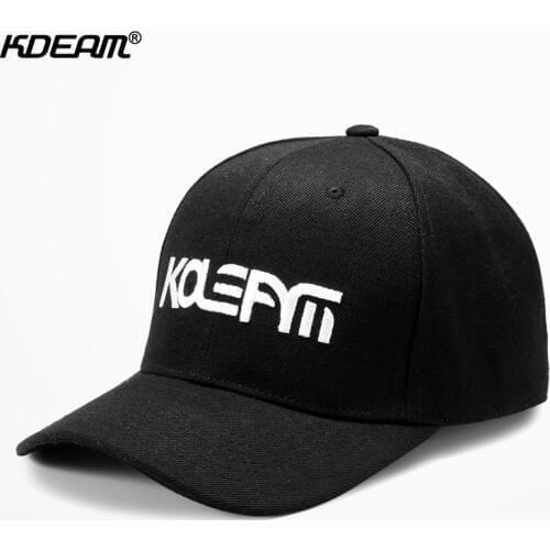 KDEAM Brand 2019 New Summer Baseball Caps 3D Embroidery desgin fashion men Flat Cap women Beach hat caps 4 colors Good quality