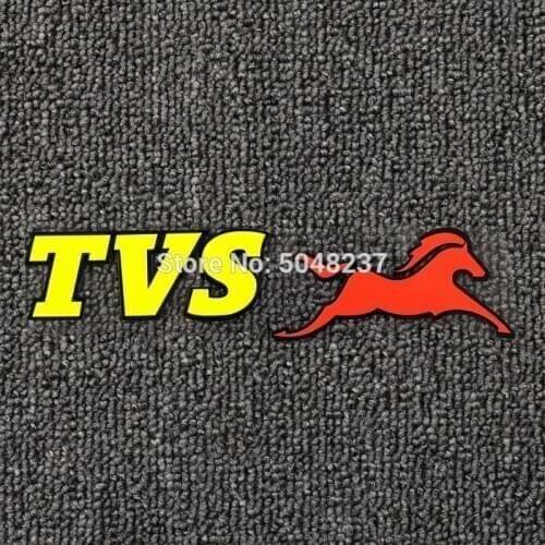 PVC fluorescent sticker red yellow Decal for TVS apache motorcycle