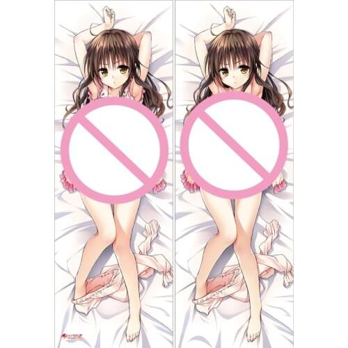 August 2016 update to love ru Characters sexy girl yuuki mikan throw pillow cover anime body Pillowcase