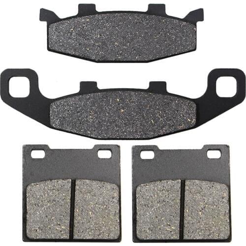 Motorcycle Front and Rear Brake Pads for Suzuki GSX250 Across 1990-1998 GSF400 Bandit 400 1991-1995 GS500 1989-1995