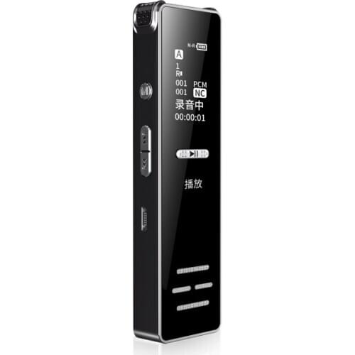 Amoi A2 Professional Dictaphone mini dual microphone portable Voice-active denoise high quality MP3 digital voice Recorder pen