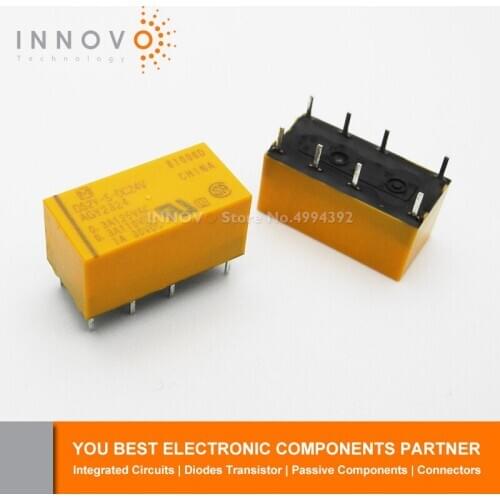2pcs/lot DS2Y-S-DC12V Signal Relay 12VDC DPDT 2A DS2Y Series Through Hole Non Latching free shipping New original