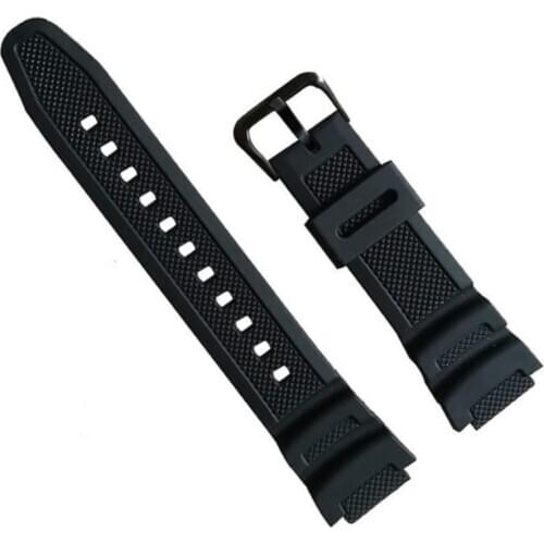 Black White Color Watch Band For Casio AQ-S810W S800 MRW-200 W735 752H Waterproof Drop Resistance Sport Replacement Strap