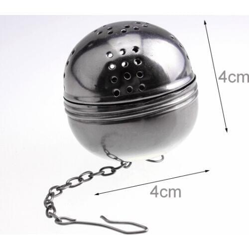 Stainless Steel Teakettles Infuser Strainer Egg Shaped Tea Locking Spice Ball