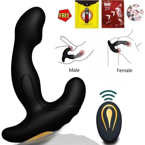 Prostate Stimulator Gay Sex Toys Male Prostata Massager Dildo Anal Plugs Female G-spot Stimulate Silicone Wireless Vibrator
