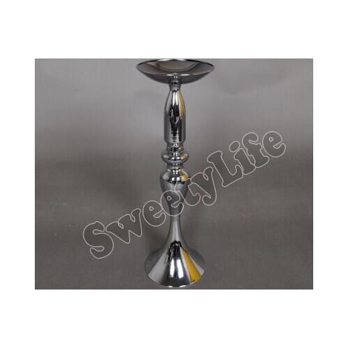 40cm/15.7" wedding T-stage road guide Wedding road lead Silver mermaid candle stick table candlestick 10pcs/lot