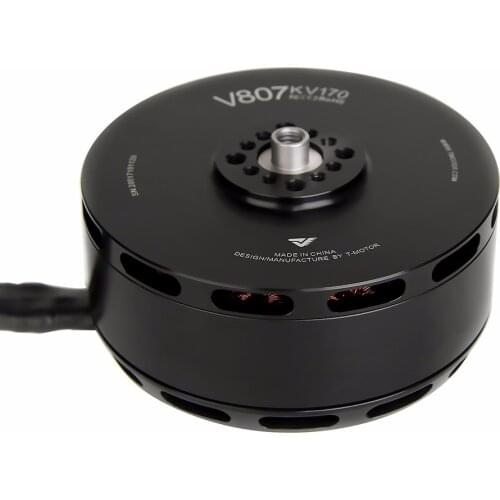 T-motor Brushless Motor V807 KV170 Light Tidy motor MAX Power 6800W for Drone UAV Rotor Helicopter