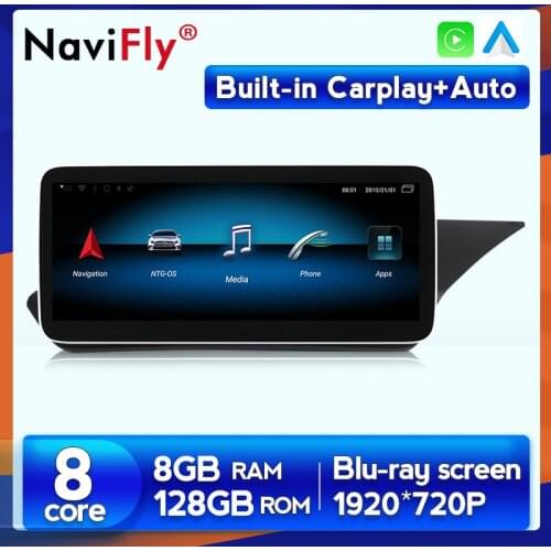 12.5''Blu-Ray Screen DSP Carplay Auto Android 10 8Core 8G RAM 128G ROM Car GPS Audio For Mercedes Benz E Class W212 2009-2015