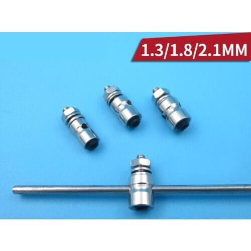 2.1mm/1.8mm/1.3mm Pushrod Linkage Stopper Servo Connectors Adjustable Pull-rod Adjuster for RC Model Boats Spare Parts