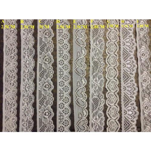 2.5-3.1cm high quality elastic jacquard lace trims,soft and elegant lace trimming,XERY0704C