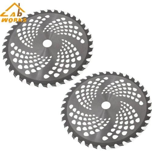 2Pk 9" Carbide Tip Brush Cutter Trimmer Blade 36T